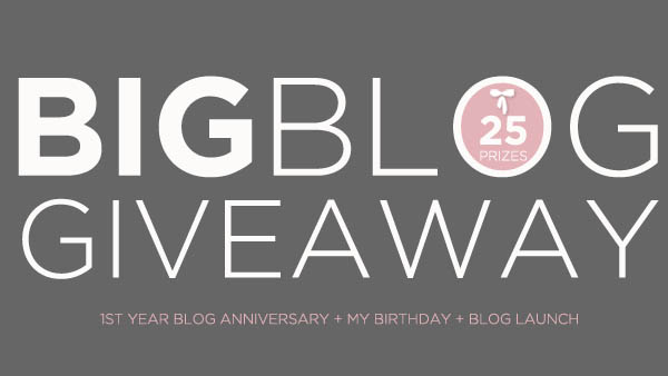 Big Blog Giveaway